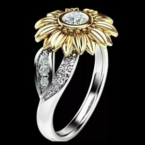 Sunflower ring Copper